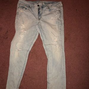 Destroyed American Eagle Jeans